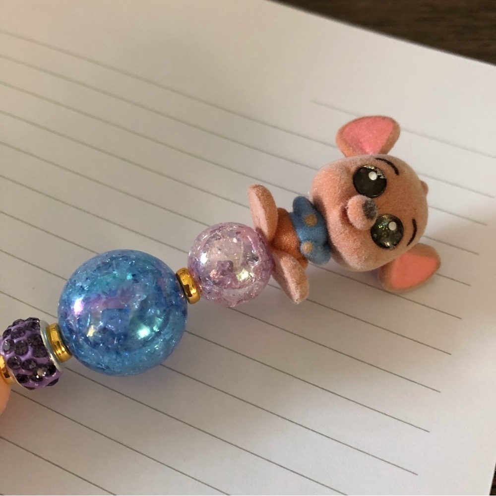 Disney doorables: Winnie the Pooh: Roo handmade beaded pen